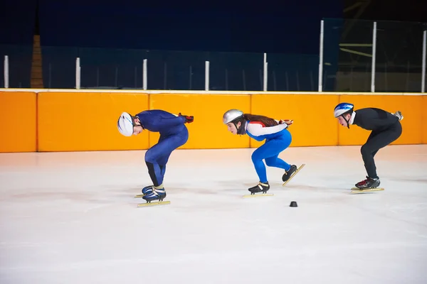 Velocidad patinaje atletas —  Fotos de Stock