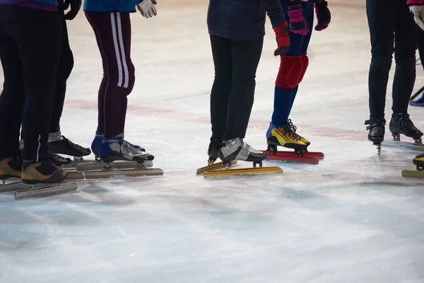 Crianças Velocidade patinação — Fotografia de Stock