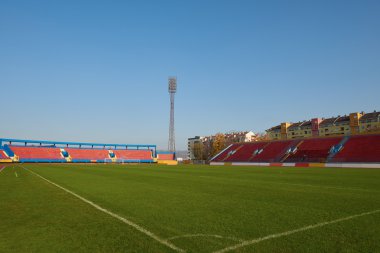 futbol sahası köşesine