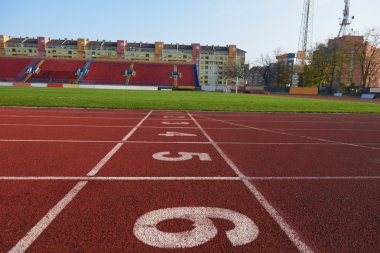 Stadyum Atletizm pistinde