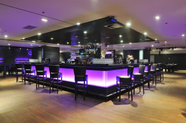 Modern bar veya kulüp iç