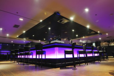 Modern bar veya kulüp iç