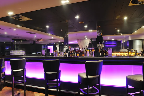 Moderno bar ou clube interior — Fotografia de Stock