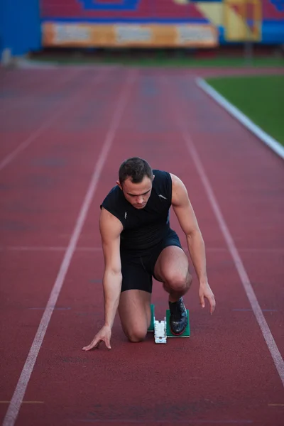 Young athletic runner — Stock Photo, Image