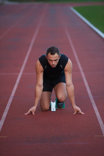 Joven atleta corredor — Foto de Stock