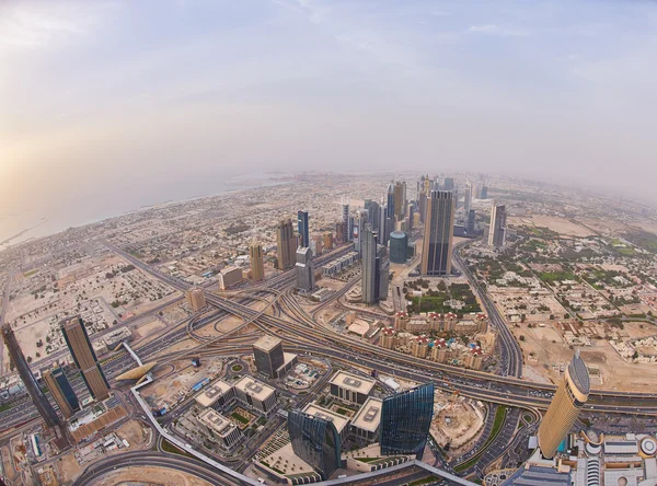 Dubai vista centro da cidade — Fotografia de Stock