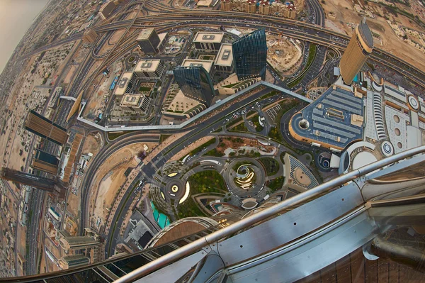 Dubai vista centro da cidade — Fotografia de Stock