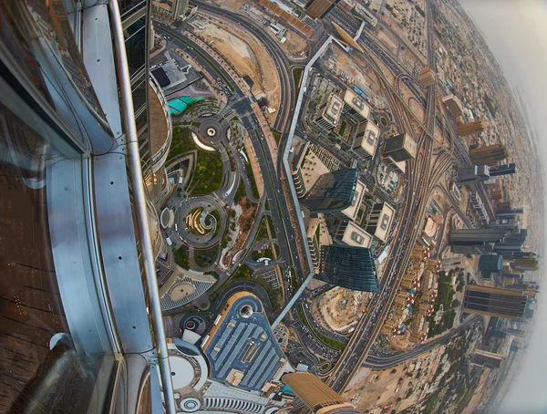 Dubai downtown zobrazení — Stock fotografie