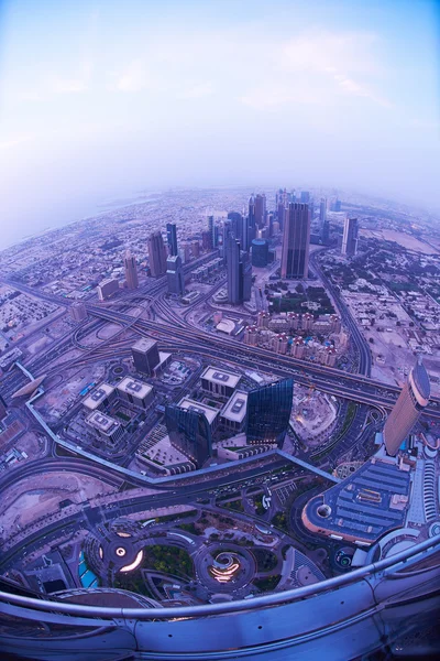 Skyline di Dubai al tramonto — Foto Stock