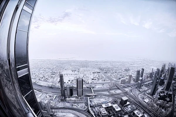 Στον ορίζοντα του Ντουμπάι σούρουπο — Φωτογραφία Αρχείου