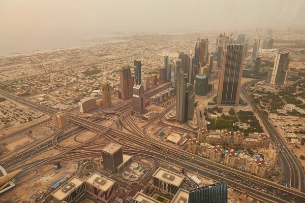 Downtown cityscape of Dubai — Stock Photo, Image