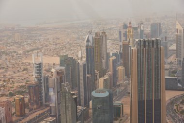 Şehir merkezindeki cityscape Dubai