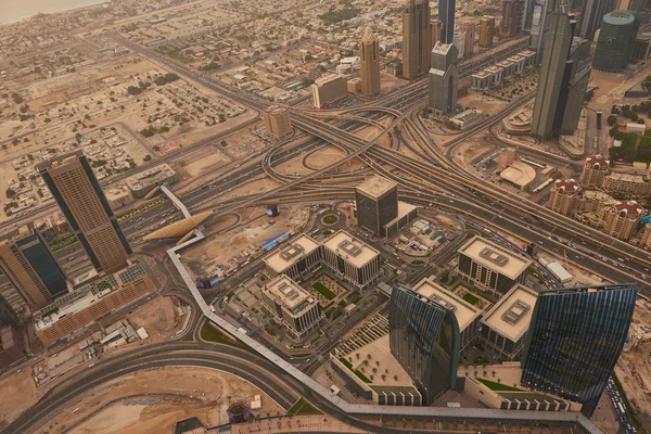 Городской пейзаж Дубая — стоковое фото