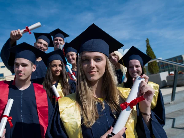 Fiatal diplomások, a tanulócsoport — Stock Fotó