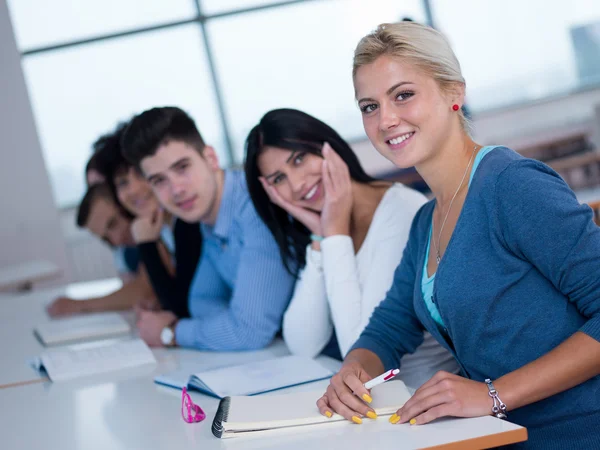 Group of Students studying Stock Image