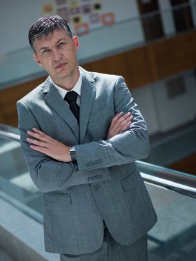 modern ofis kapalı, işadamı