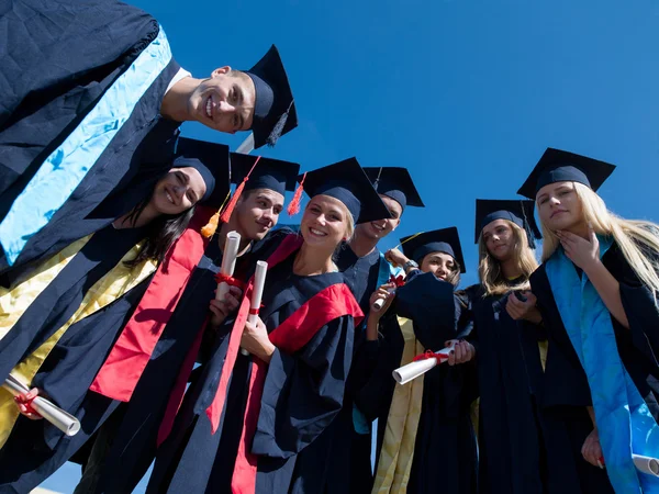 Graduados do ensino médio, estudantes — Fotografia de Stock