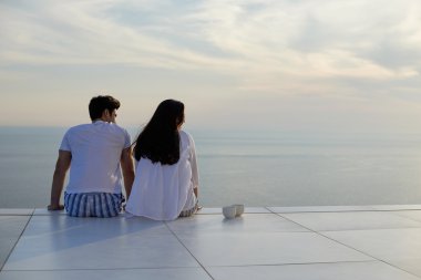 mutlu genç Romantik Çift