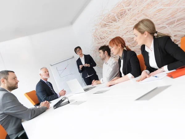 Geschäftsleute treffen sich — Stockfoto