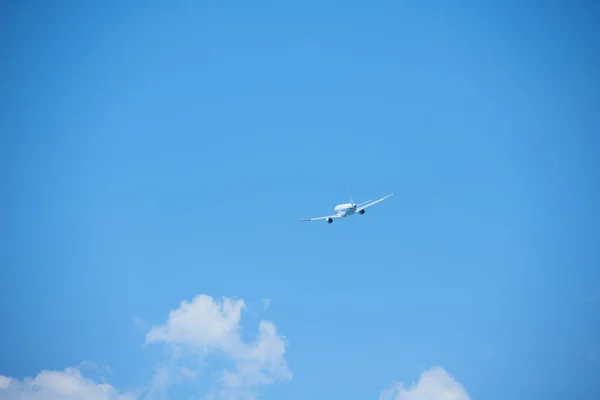 Nowoczesny samolot widok — Zdjęcie stockowe
