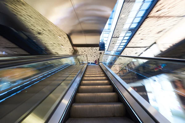Shopping mall  escalators view — Stock Photo, Image