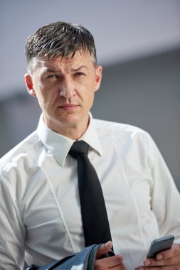 İşadamı portre modern ofis