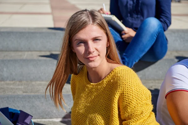 Retrato de una joven estudiante —  Fotos de Stock