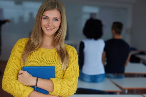 Portrait of young female student — Stock Photo, Image