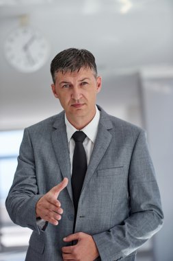 Orta yaşlı iş adamının portresi