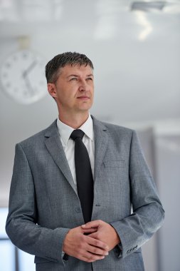 Orta yaşlı iş adamının portresi