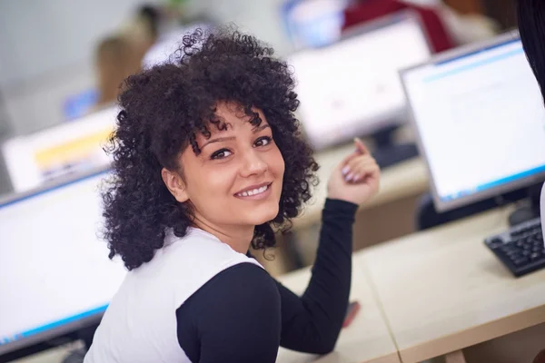 Portrait of young female student — Stock Photo, Image