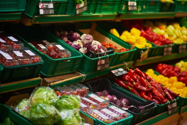 Супермаркет овощей — стоковое фото