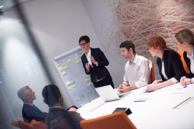 Grup iş adamları Toplantı