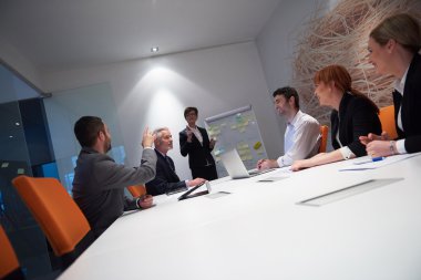 Grup iş adamları Toplantı