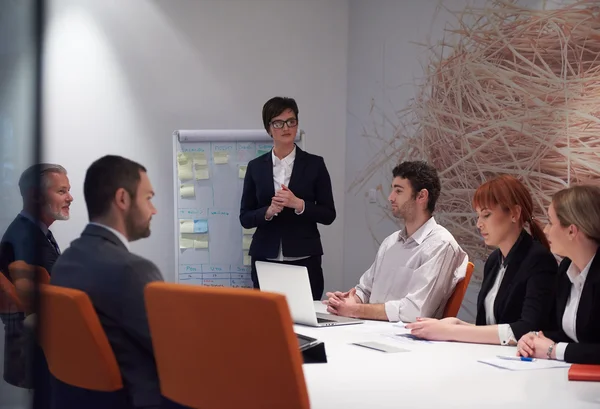 Group of business people on meeting — Stock Photo, Image