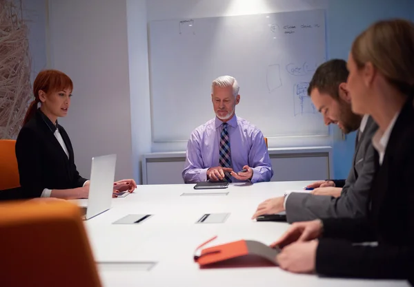 Group of business people on meeting — Stock Photo, Image