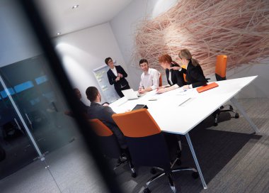 Grup iş adamları Toplantı