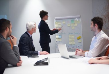 Grup iş adamları Toplantı