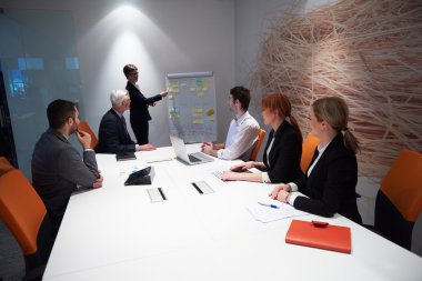 Grup iş adamları Toplantı