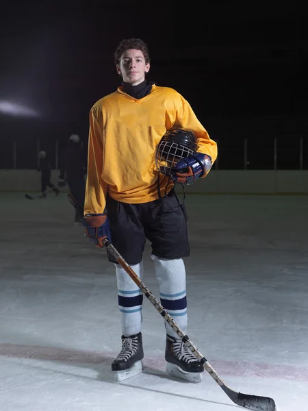 Hockey player portrait — Stock Photo, Image