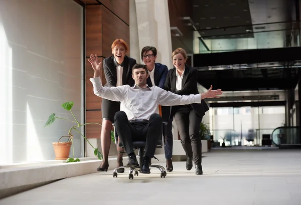 Group of business people having fun — Stock Photo, Image