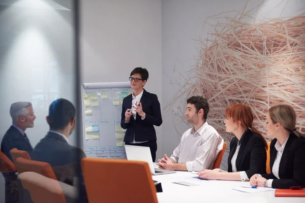 Group of business people on meeting — Stock Photo, Image