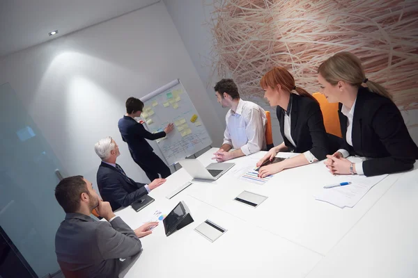 Group of business people on meeting — Stock Photo, Image