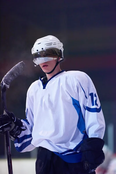Ishockeyspelarens porträtt — Stockfoto