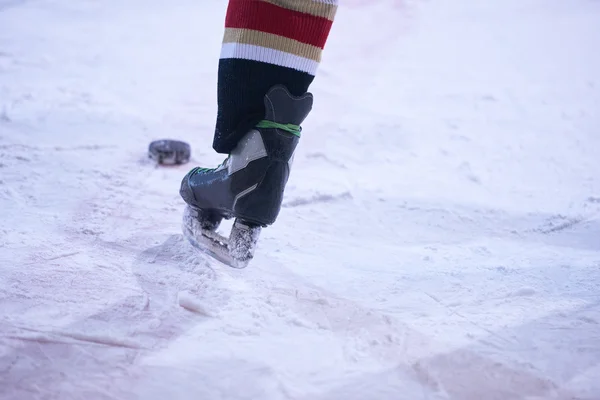 Ijshockeyspeler in actie — Stockfoto