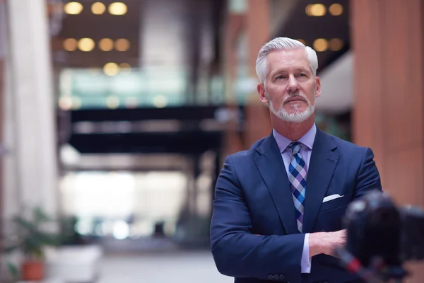 Senior business man portrait — Stock Photo, Image