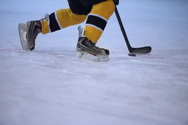 Ice hockey player in action Stock Photo