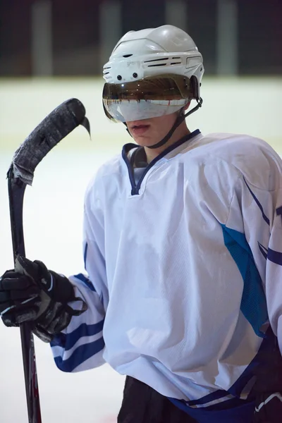 Ice hockey player portrait — Stock Photo, Image