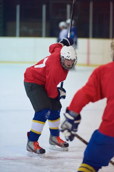 Giocatori di hockey su ghiaccio — Foto Stock