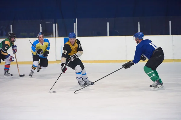 Jugadores de hockey sobre hielo — Foto de Stock